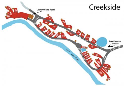 Creekside Map